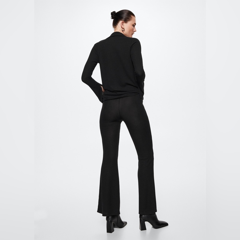Mango Black ribbed button down - Picture 11 of 14